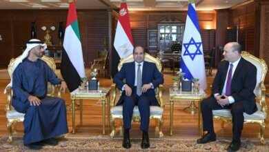 السيسي بينيت بن زايد